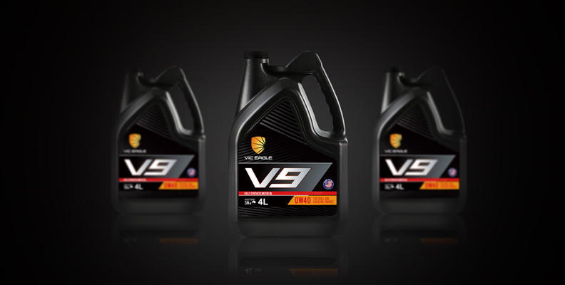 鹰旗机油产品包装设计